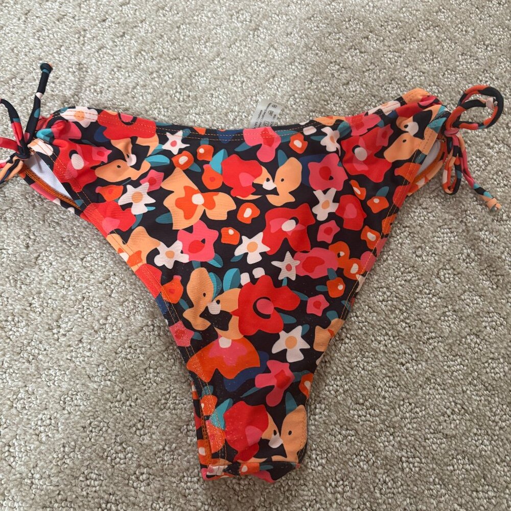 flower print bikini bottom